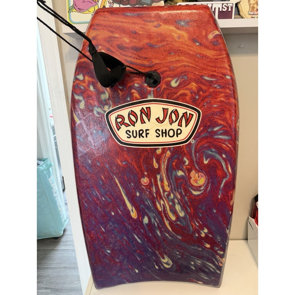 Ron Jon Surf Shop 31.5 X 17.5 inch Skim Board Boogie Board With Wrist Strap
